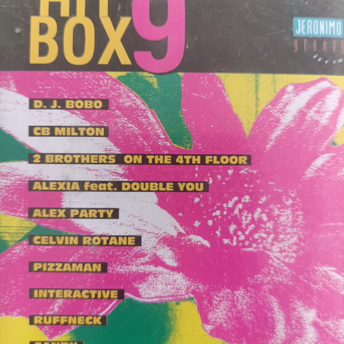 Hit Box 7 and Hit Box 9 cassette tapes used, 90s dance hits