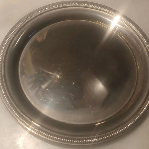 Silver-plated utensils used for serving or decoration