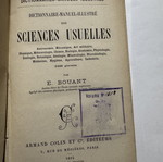 Dictionnaire-manuel-illustré des Sciences usuelles 1894 book by Émile Bouant
