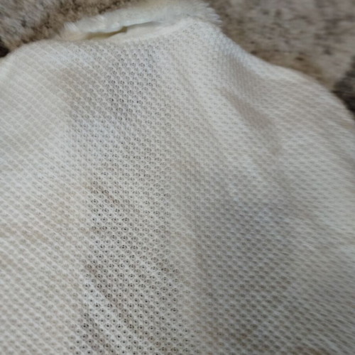 White poncho cape like new for girl