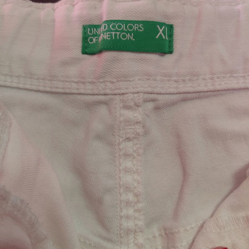 Benetton Bermuda shorts new for 10-11 years old, white, size 152 cm