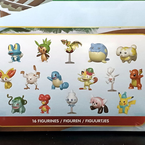 Pokemon Holiday Christmas Advent Calendar 2024 new with 16 figures