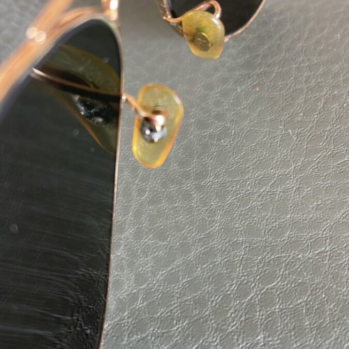 Ray Ban aviator sunglasses, vintage, gold