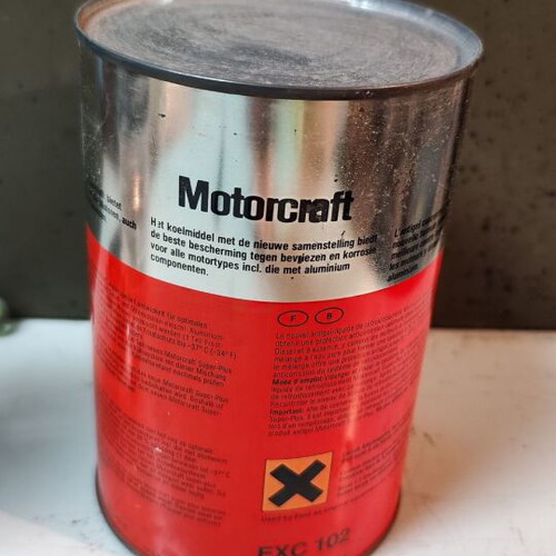 Motorcraft Ford Super-Plus Vintage Metal Container NOS