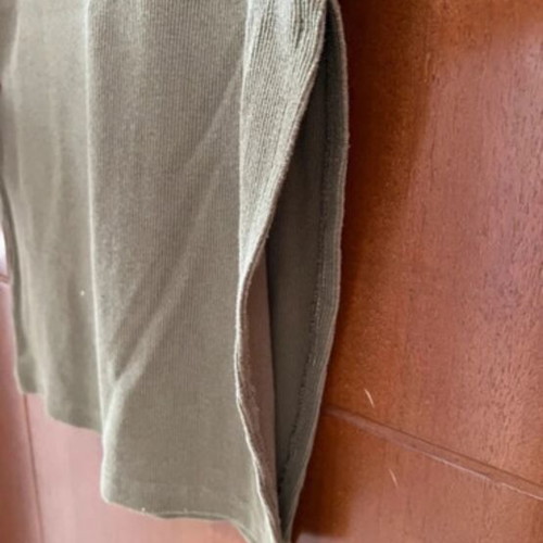 Sleeveless fitted dress with side slits, XL