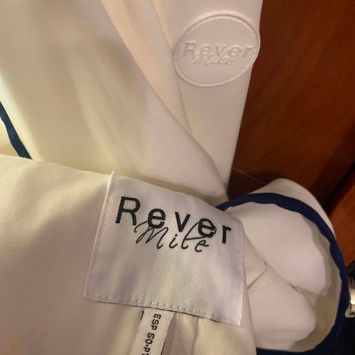 Rever Mile XXL nautical style jacket like new, white and navy