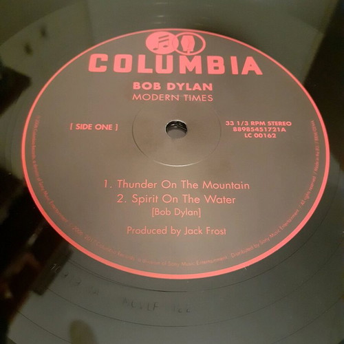 Bob Dylan Modern Times 2LP vinyl 2017 edition like new, rock