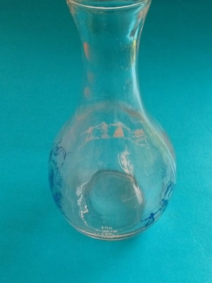 Glass carafe like new from EPL wine festival 1960