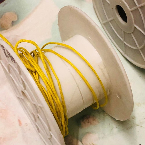 Jewelry making cords used, pack of 3, 100% cotton