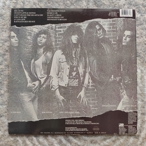 Skid Row S/T LP used, rock