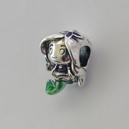 Charm Ariel Princess Silver S925 with Multicolor Enamel