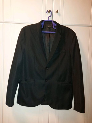 Blazer jacket Zara Man XL black like new
