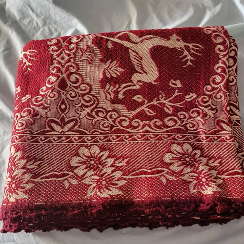 Velentza new handmade double face with lace 2.20×1.80