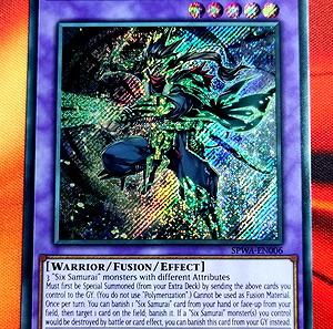 Secret Six Samurai - Rihan - SECRET RARE - SPWA-EN006 - 1st Edition