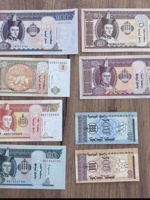 Mongolian Tugrik Foreign Banknotes New