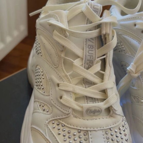Buffalo white sneakers new, size 38