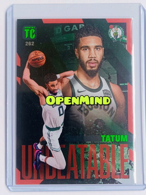 Κάρτα Jayson Tatum unbeatable κόκκινη Νο 262 Top Class NBA 2024 νέα