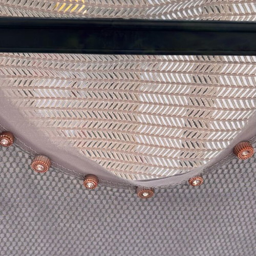 Women's sleeveless blouse gray like new, size small with studs and holes