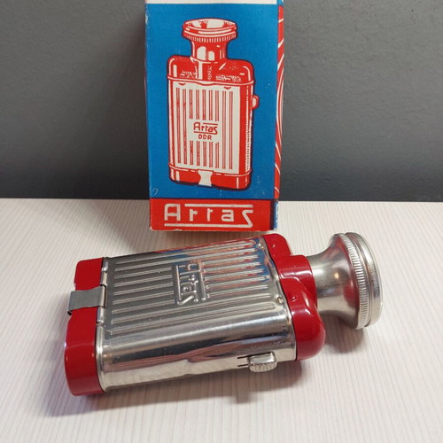 Arras 1960 metal flashlight new in excellent condition