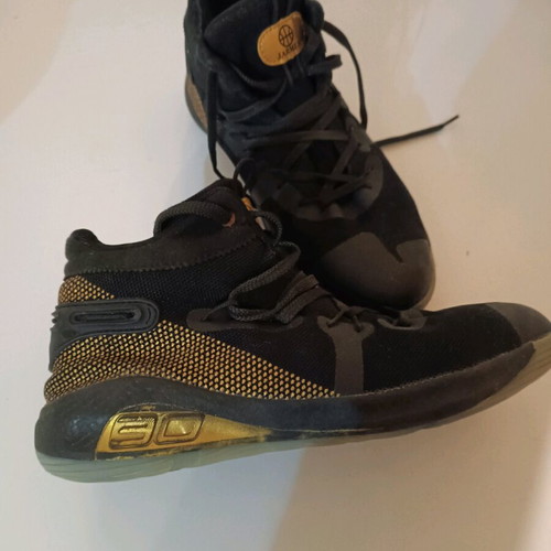 Athletic boots used, black, size 43