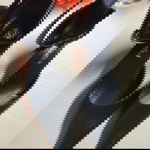 Γόβες Artepiedi μεταχειρισμένες, μαύρες με ασημένια μεταλλικά στοιχεία