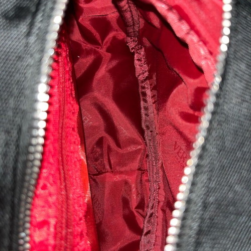 Versace men's bag new black and red