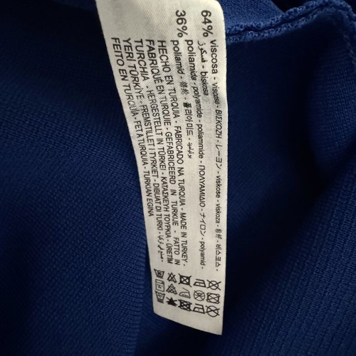 Zara Blue Alaia Style Dress Medium New