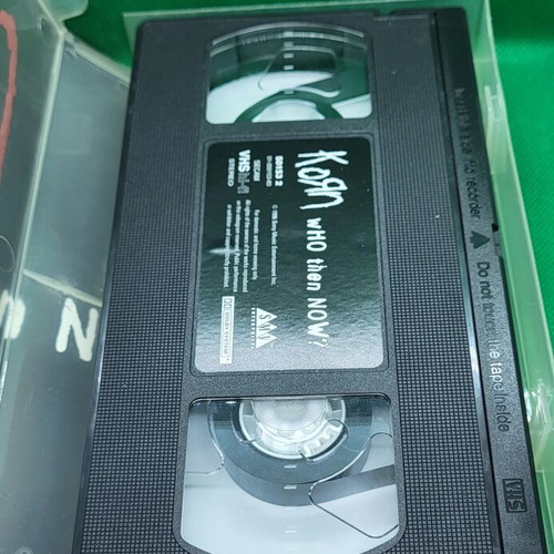 KORN Who Then Now? VHS used, rock