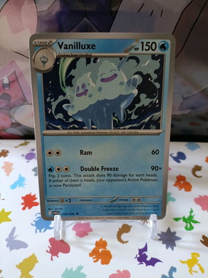 Vanilluxe WHT 029 Pokemon card like new, white flare singles