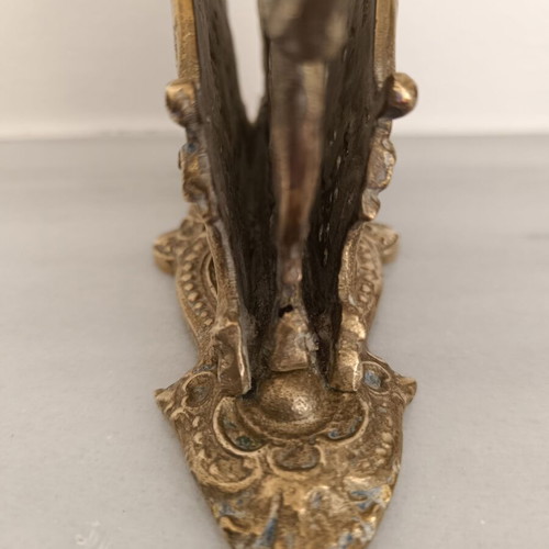 Vintage porte-lettres Art Nouveau brass like new