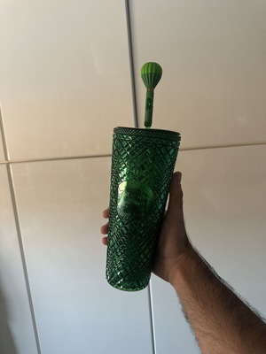 Wicked x Starbucks σιλικονούχο καπάκι για καλαμάκι Emerald City καινούργιο