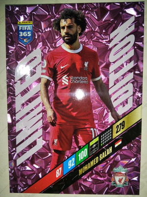 Salah XXL Card Limited Edition FIFA 365 Adrenalyn 2024 14cm x 10cm