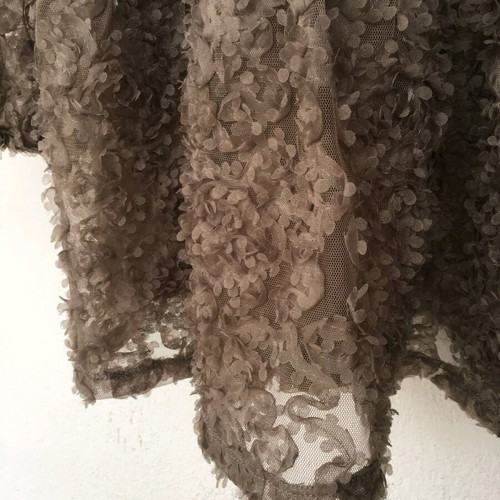 InWear flower blouse size S like new, beige and brown