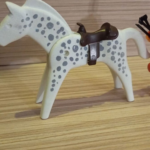 Playmobil Indian with Horse figure like new