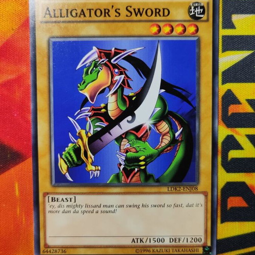Alligator's Sword LDK2 new Yu-Gi-Oh! card