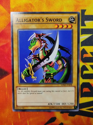Alligator's Sword LDK2 new Yu-Gi-Oh! card