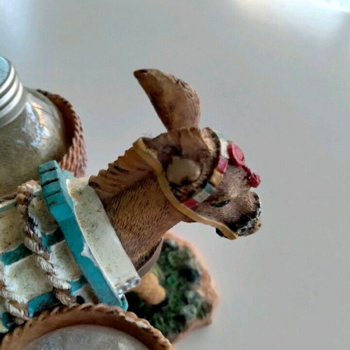 Handmade donkey salt and pepper shaker like new, vintage