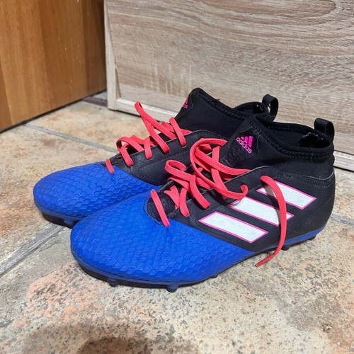 Adidas X football boots like new, size 38, blue with red laces
