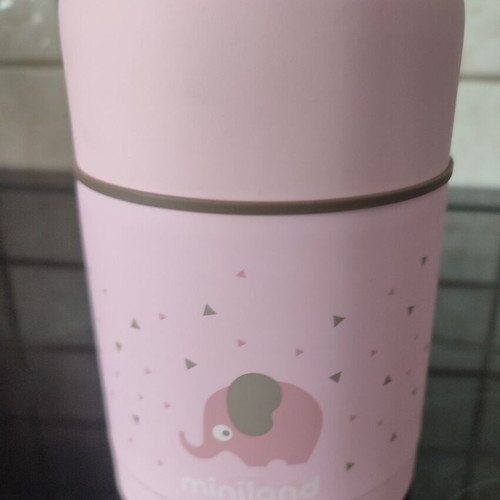 Miniland Baby Food Thermos Stainless Steel 600ml New, Pink
