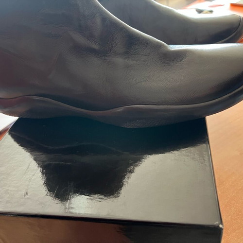 Prada ankle boots size 41, dark brown