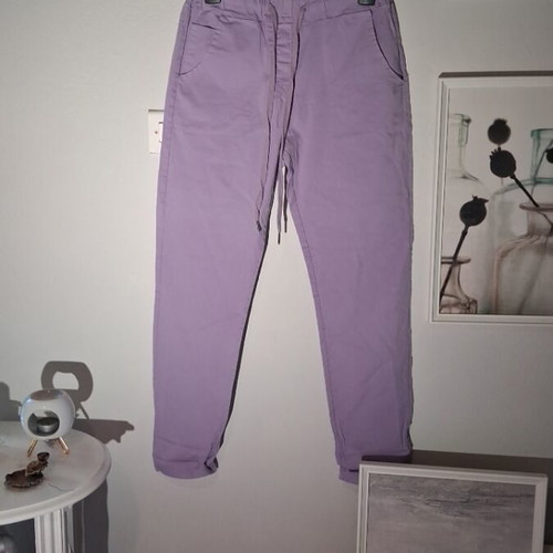Capri pants lilac style like new, size S