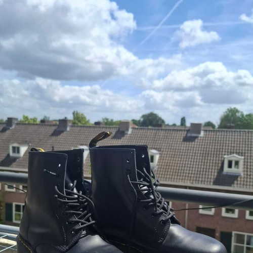 Dr. Martens 1460 Bex δερμάτινες μπότες καινούργιες, νούμερο 45, μαύρες