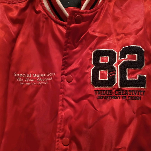 Children's college-style jacket red Large LCW like new