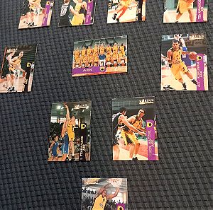 Κάρτες τις μπασκετικής ΑΕΚ σεζόν 1998-99 και χαρτακια 1994  πακέτο στα 60 ευρώ