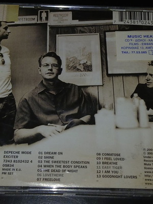 Depeche Mode Exciter CD used, electronic