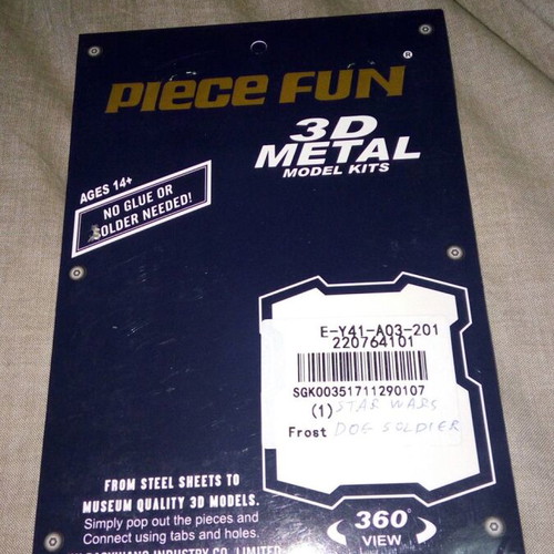 Star Wars AT-AT Imperial Walker 3D metal puzzle Piece Fun