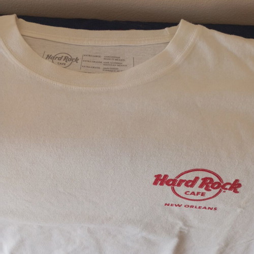Hard Rock Cafe New Orleans T-shirt size XL like new, white
