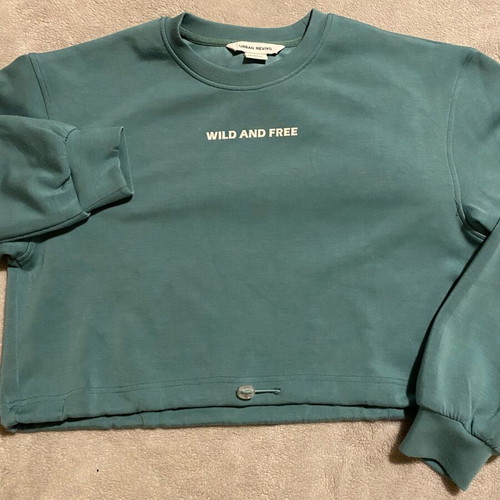 Long sleeve top Urban Classics new, green, size S