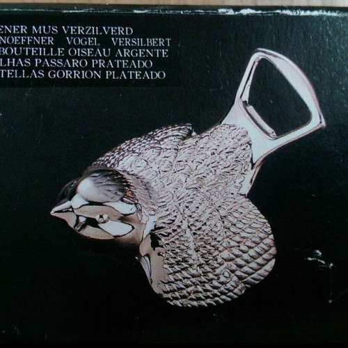 Silver-plated beer openers new, Germany 60s-70s