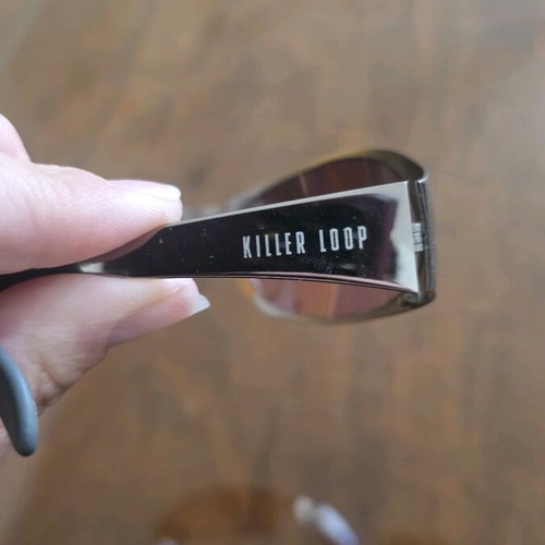 Killer Loop sunglasses used with pink mirror lens and defect